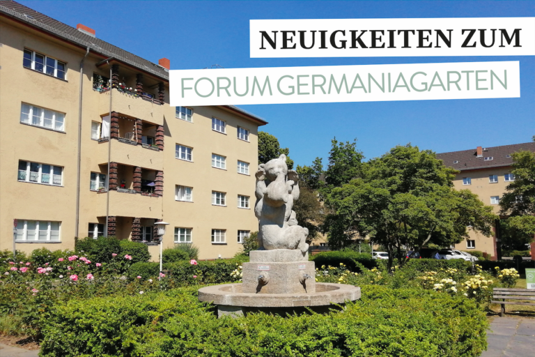 Reger Austausch zur Entwicklung des Quartiers beim Forum Germaniagarten