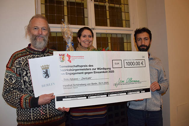 Read more about the article Das “Dorfcafé” gewinnt den 1. Gemeinschaftspreis gegen Einsamkeit 2025