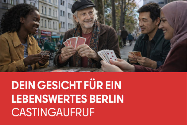 Read more about the article Castingaufruf: Dein Gesicht für ein lebenswertes Berlin